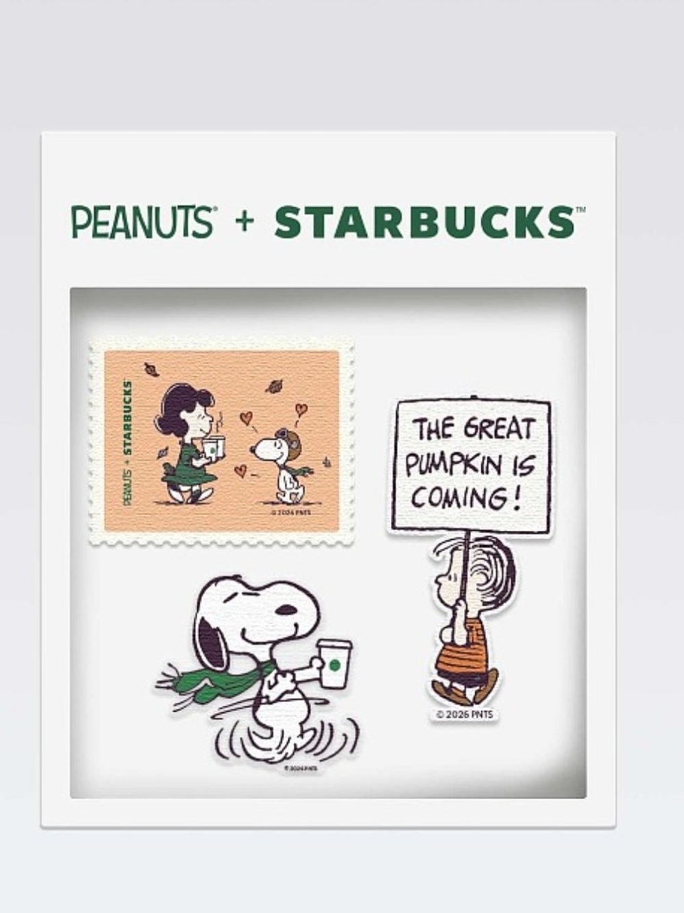 Starbucks x Peanuts Patches Set